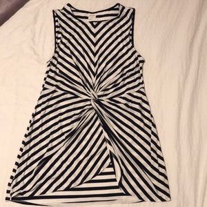 Soma navy & ivory tunic tank SO SOFT!